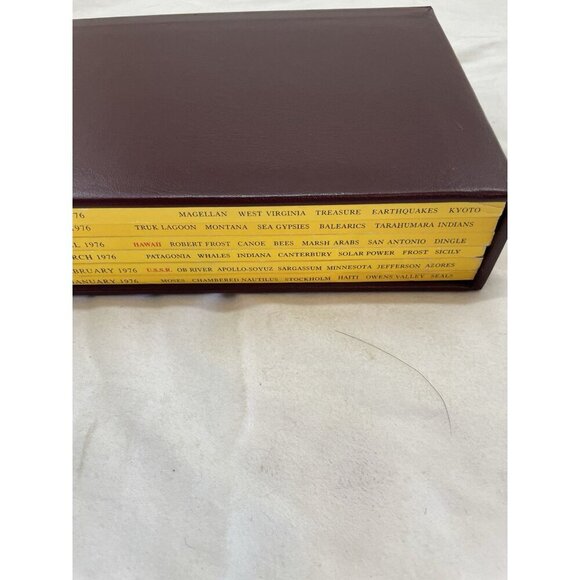 Nat Geo Jan–Jun 1976 Slipcover Set | Science, Nature, Travel Magazine - Picture 3 of 16